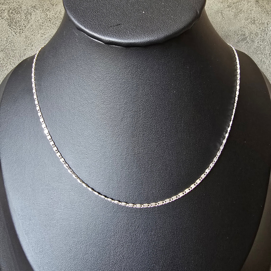 1.7mm Snail Link Necklace