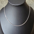 1.7mm Snail Link Necklace