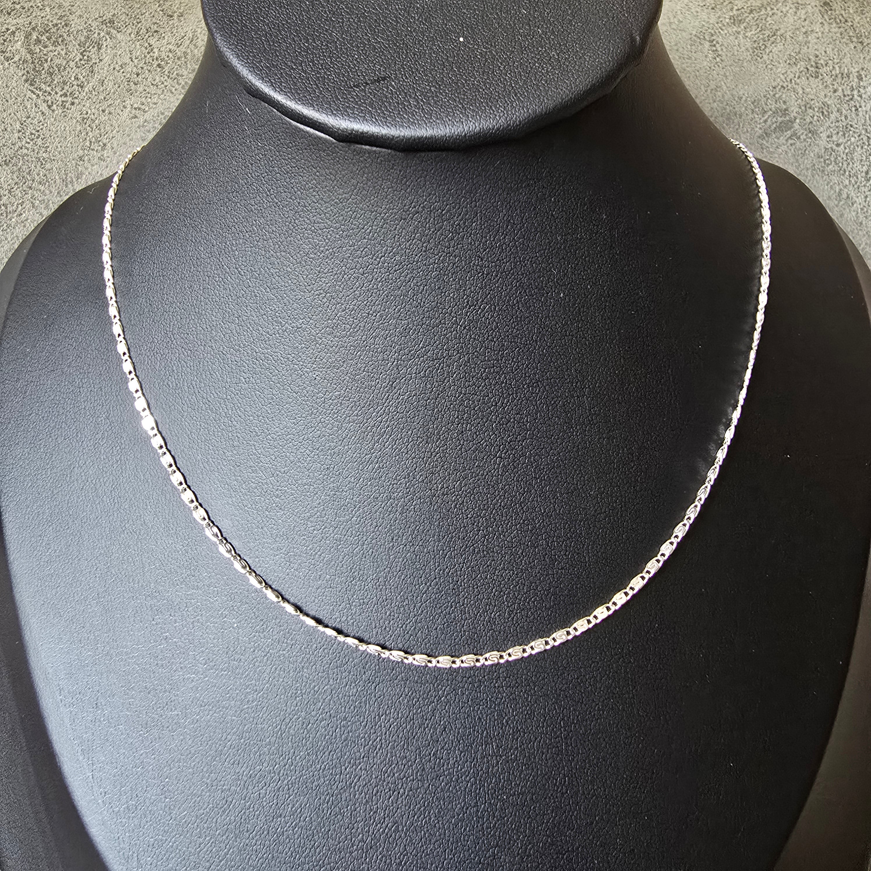 1.7mm Snail Link Necklace