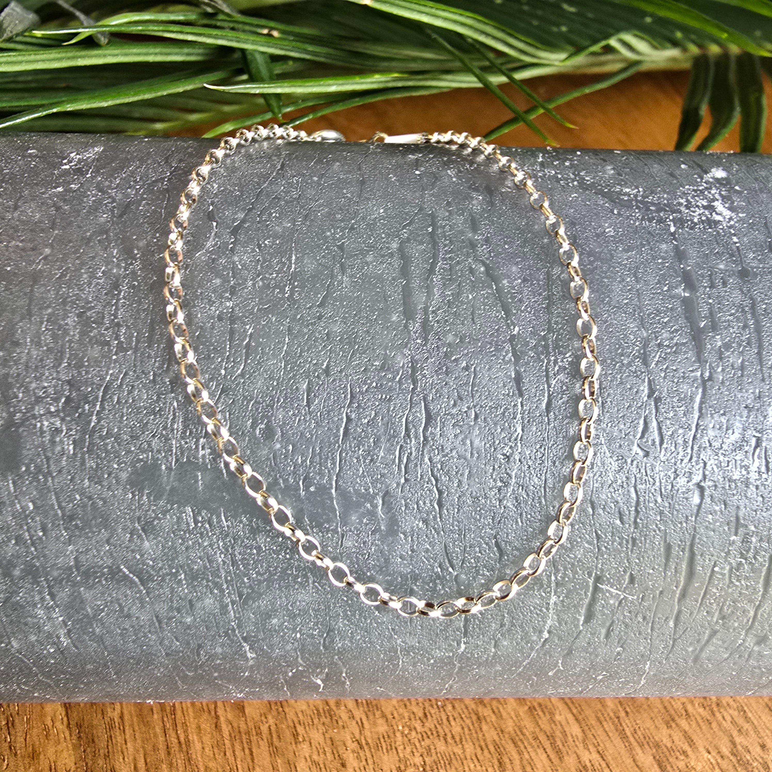 18.5cm 2mm Rolo Bracelet