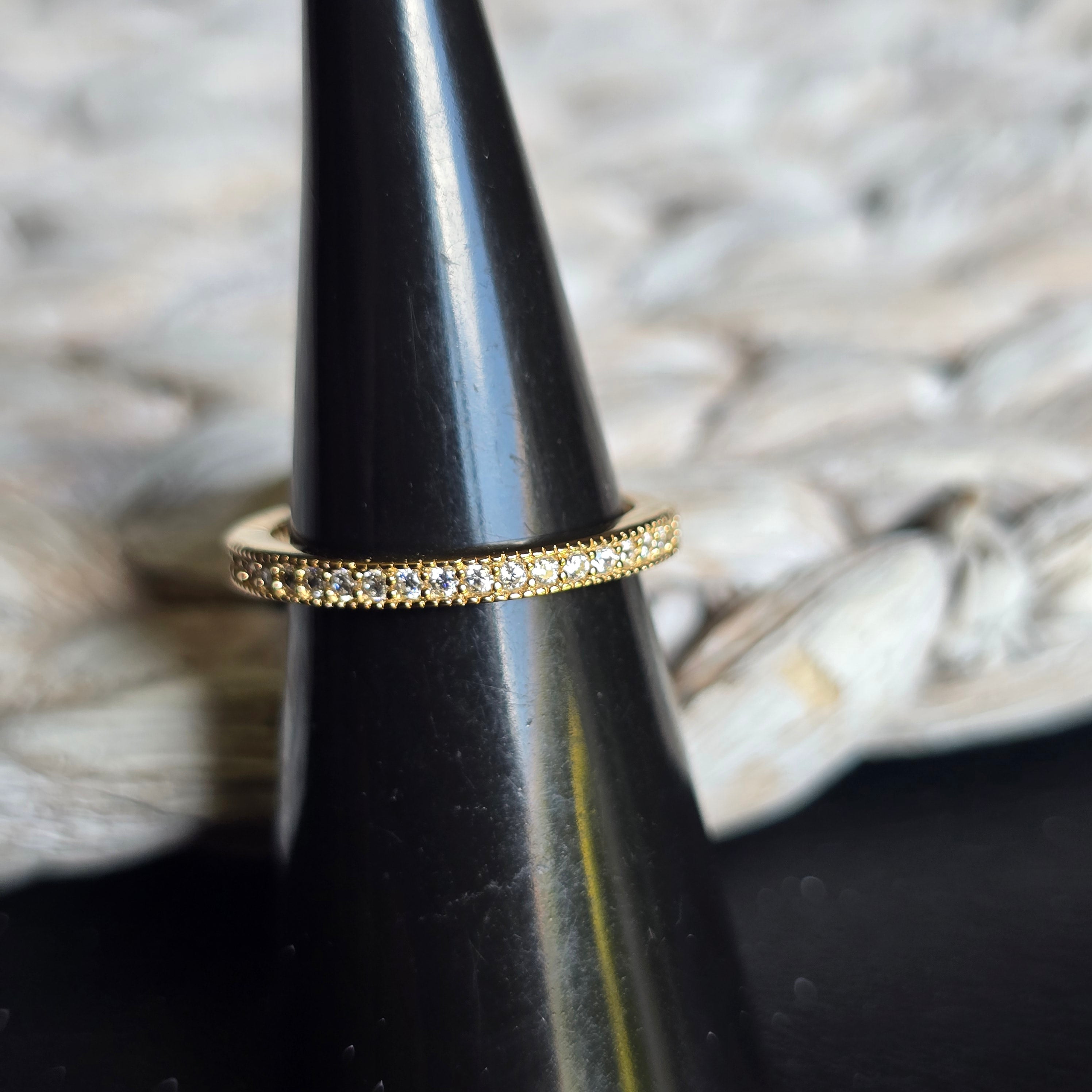 Fine Cz Gold ring