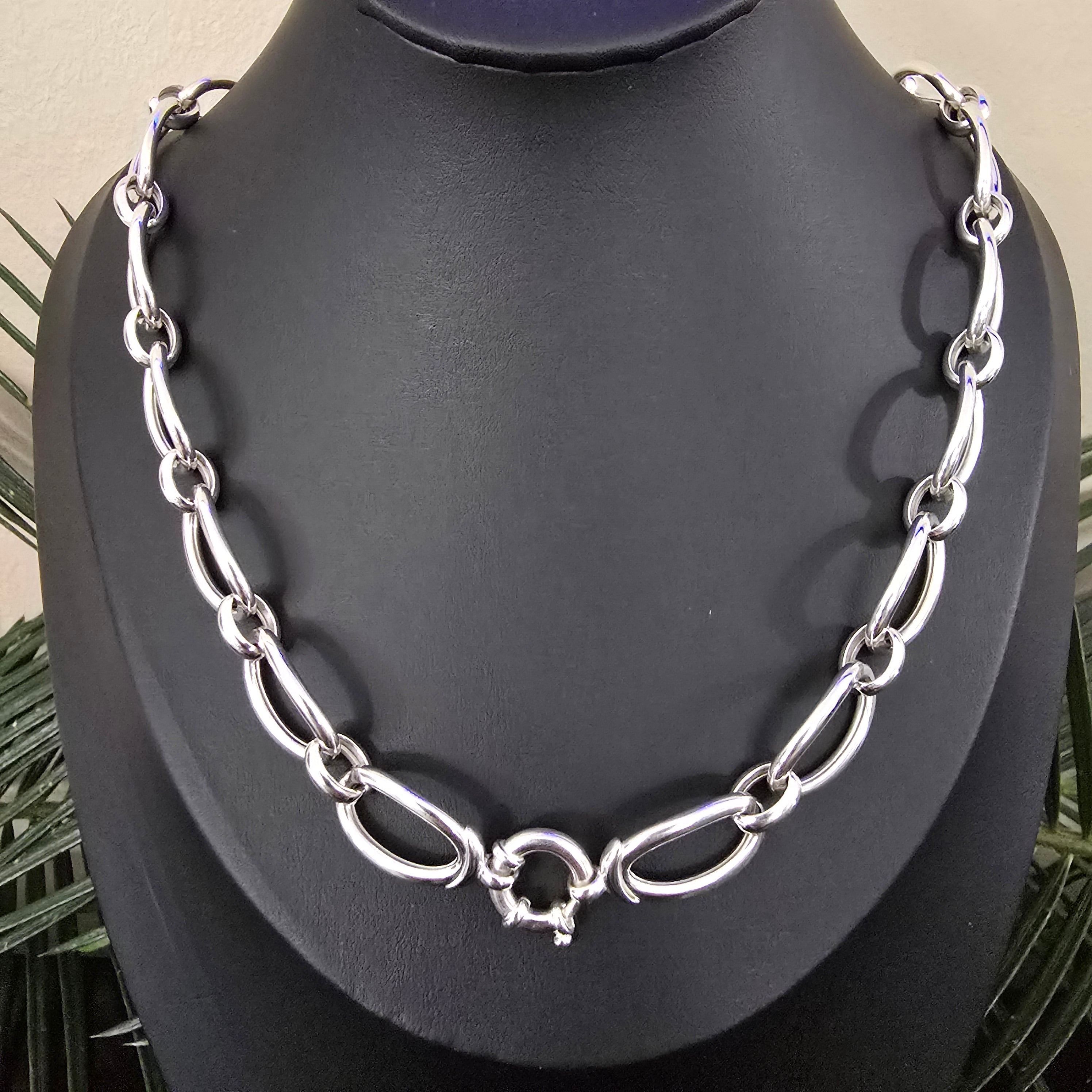 55cm Oval Link Necklace