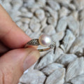 Pearl Cz ring