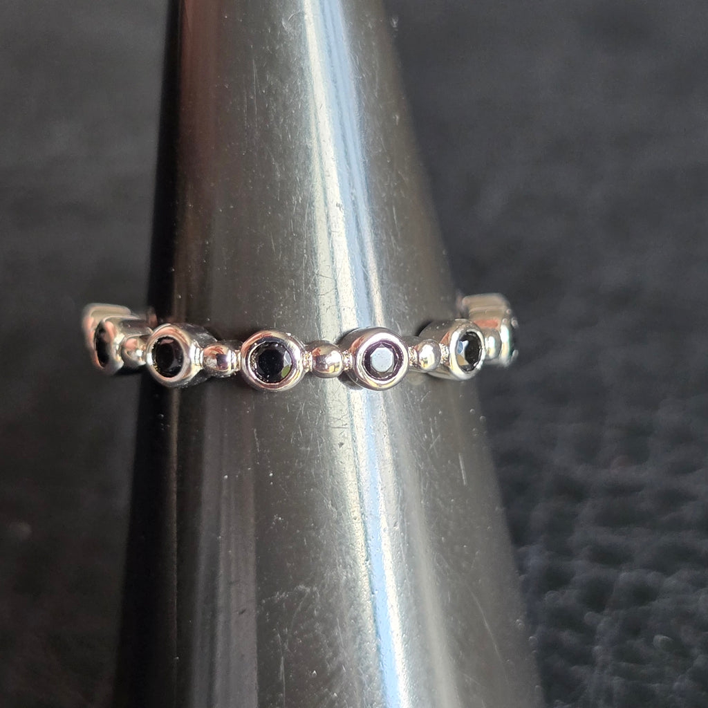 Dainty Black Onyx ring