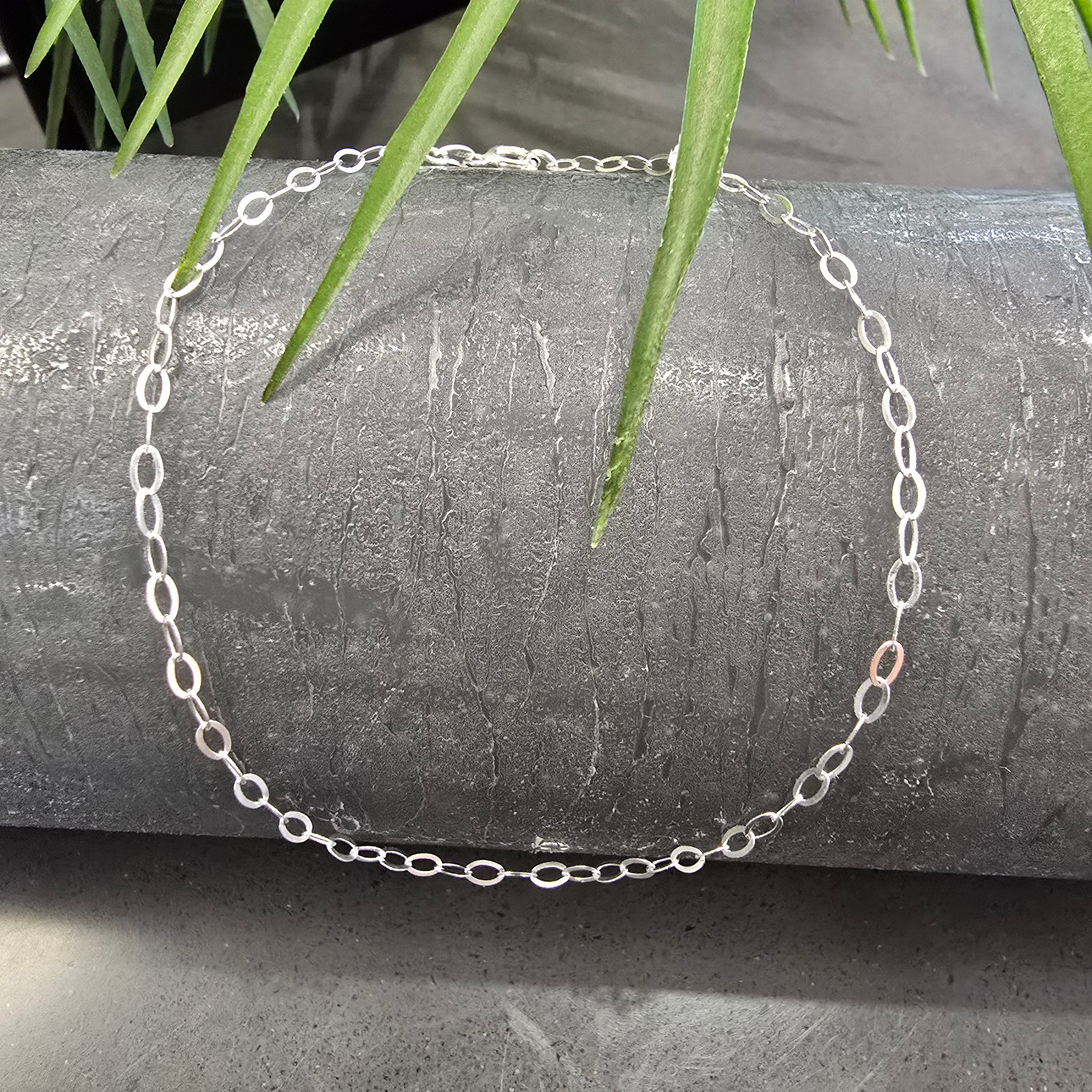 26cm Oval Link Anklet