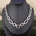 50cm 15mm Oval Round Link Necklace
