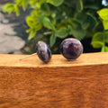 12mm Black Pearl Studs