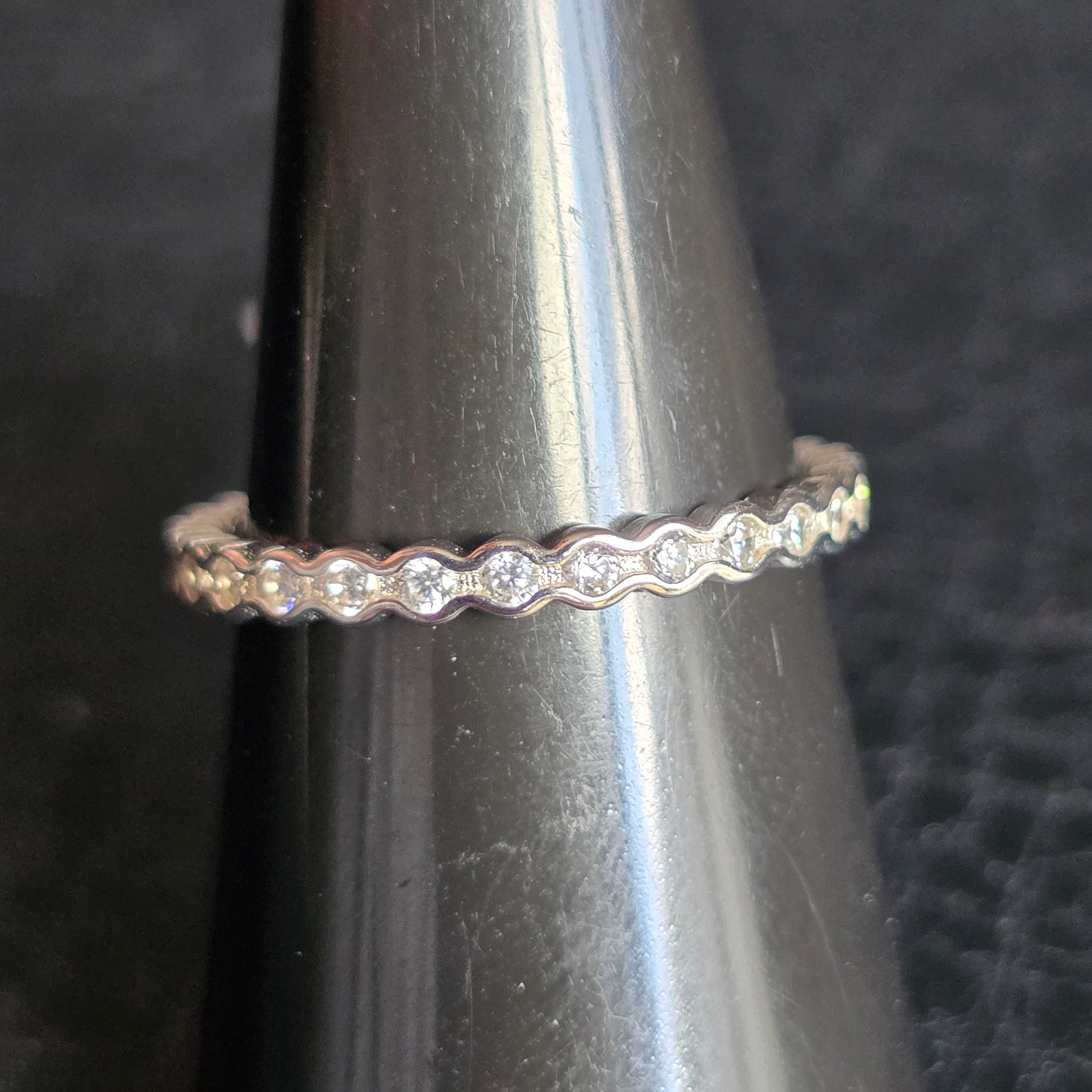 Round Dainty Eternity ring