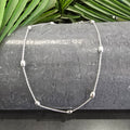 26cm Oval Rounded Ball Anklet
