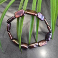 Shaped Peacock Pearl Elastic Bracelet