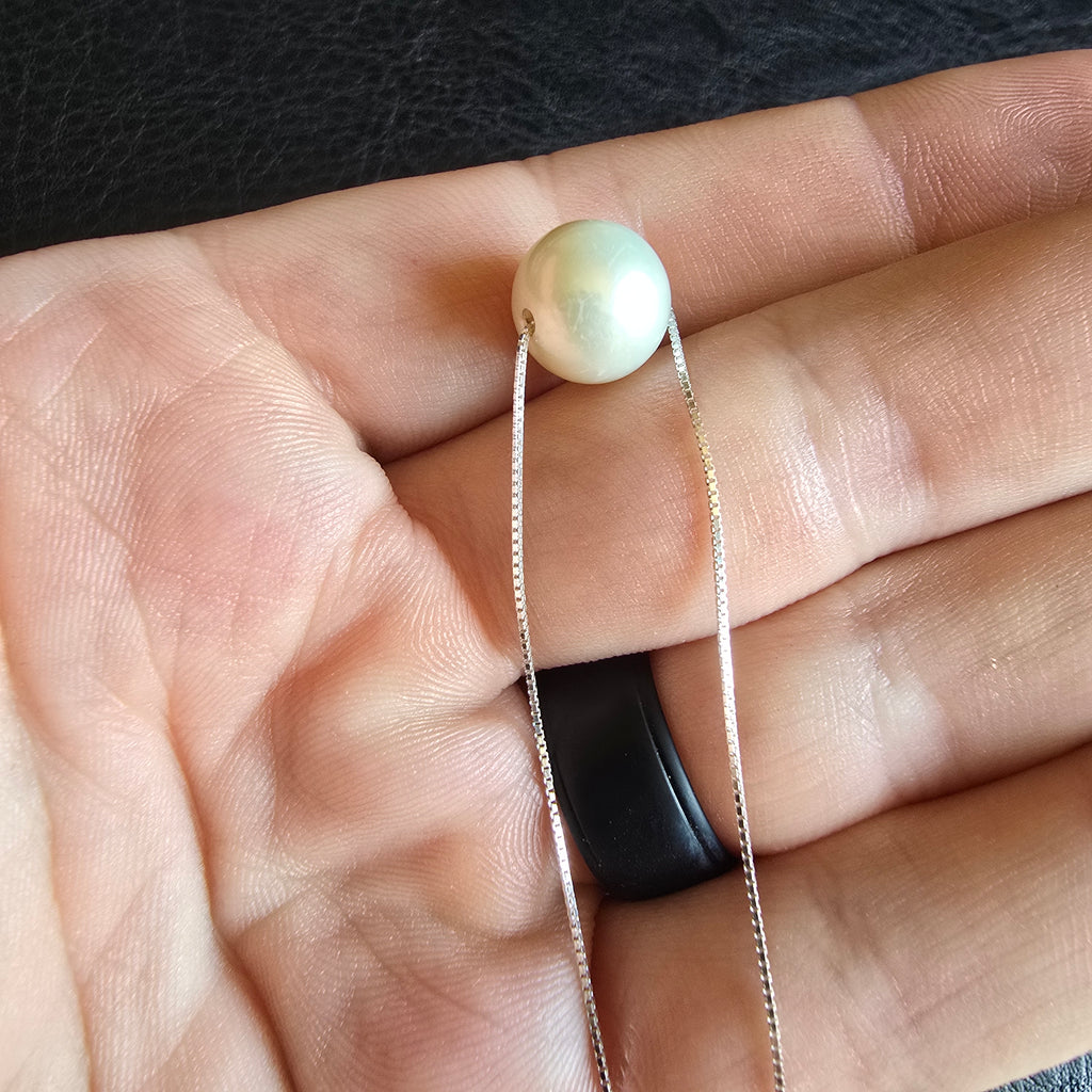 42-45cm Adjustable 11mm Pearl Necklace