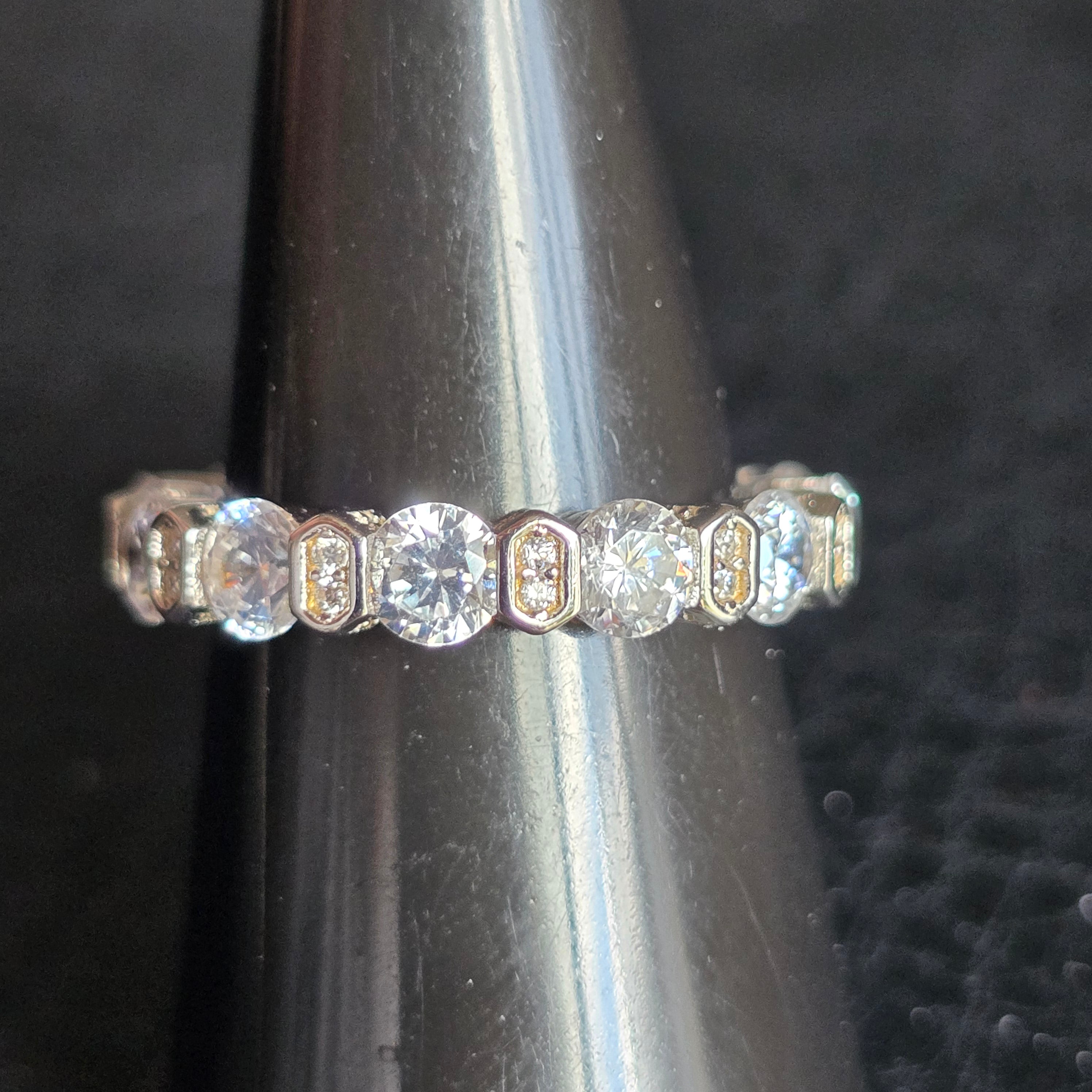 Round Cz Eternity ring