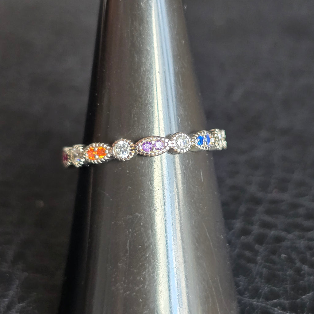 Tutti Frutti Eternity ring