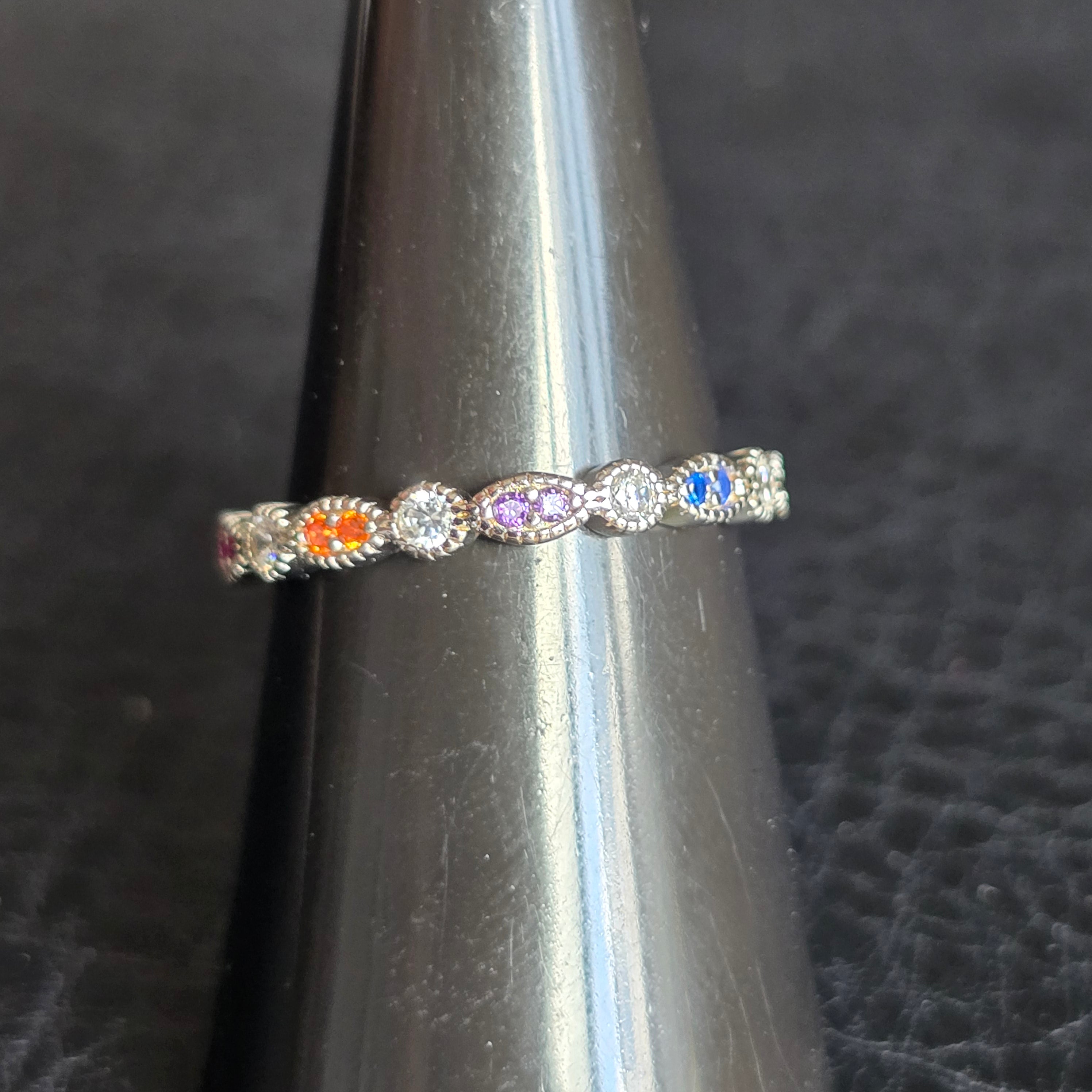 Tutti Frutti Eternity ring