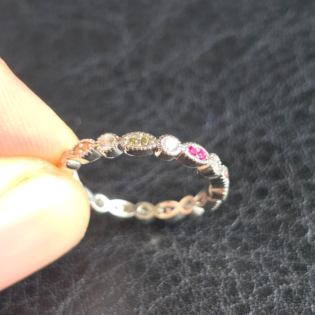 Tutti Frutti Eternity ring