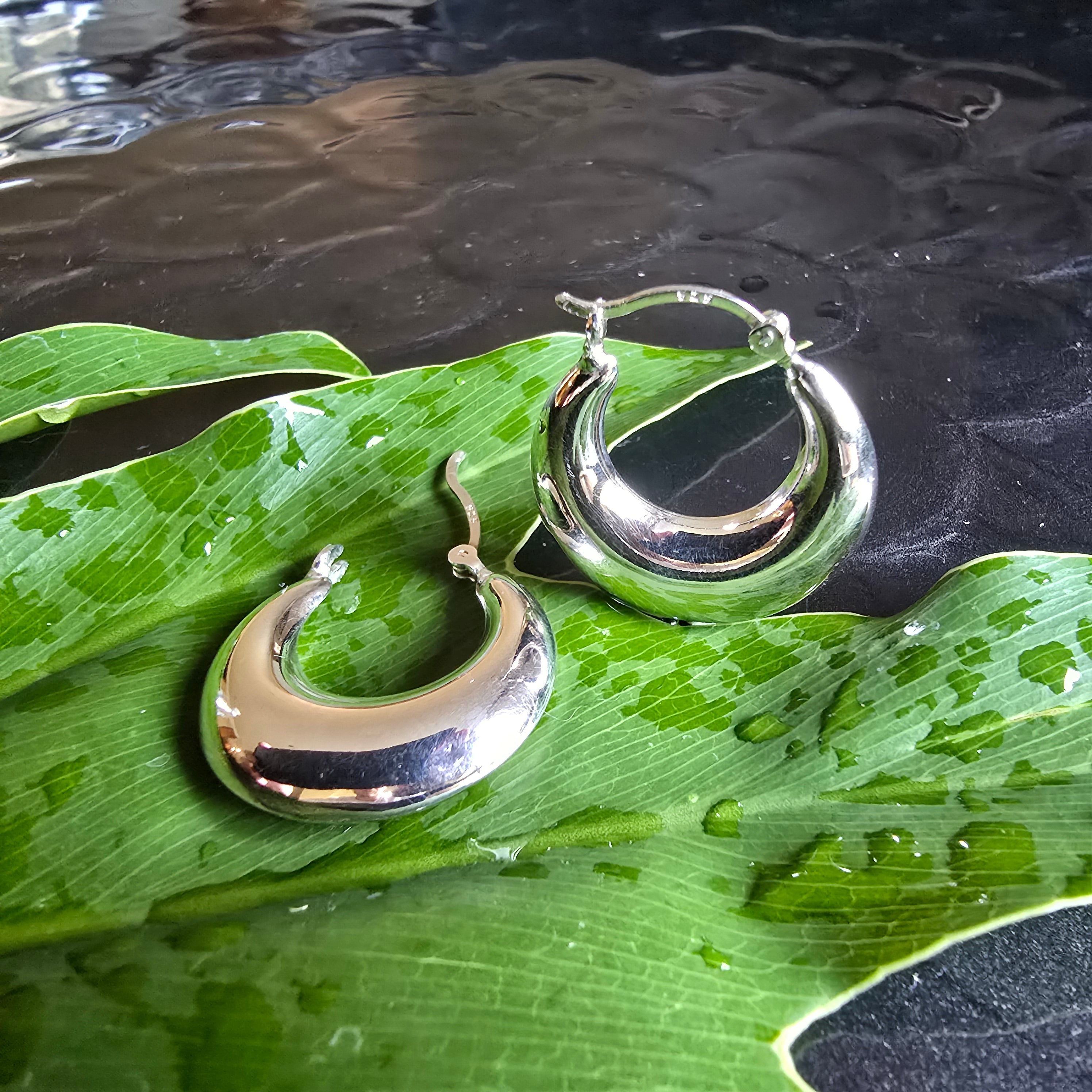 25mm Half Moon Hoops