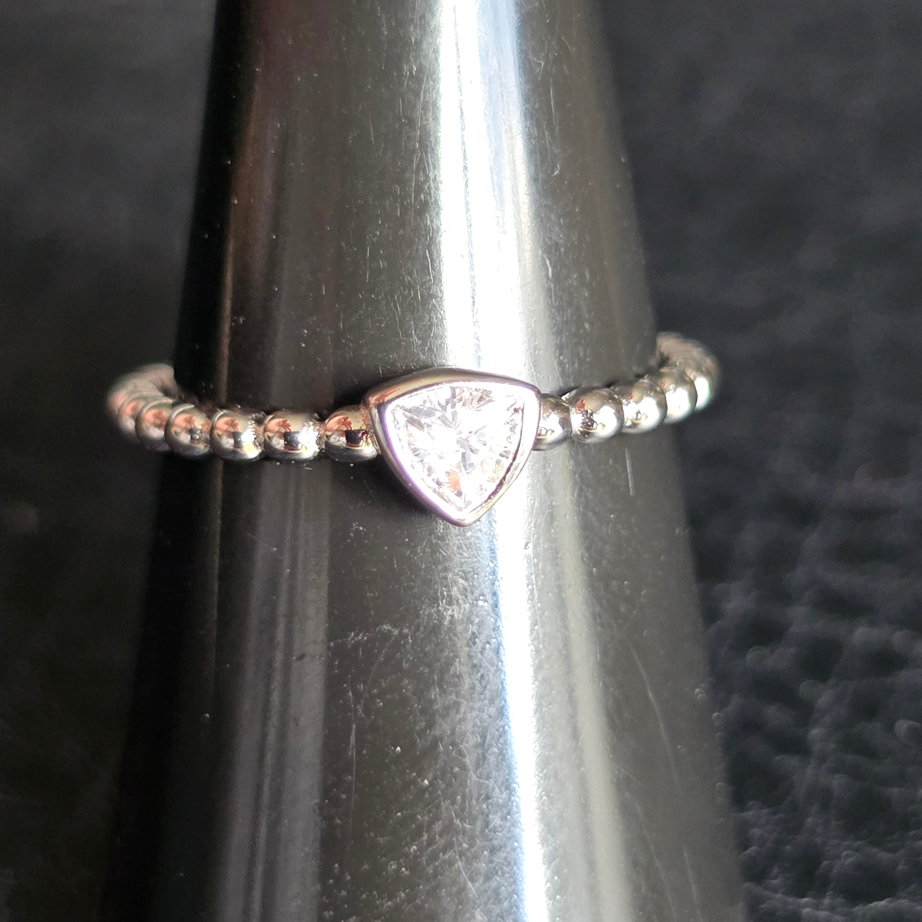 Trillion Cut ring