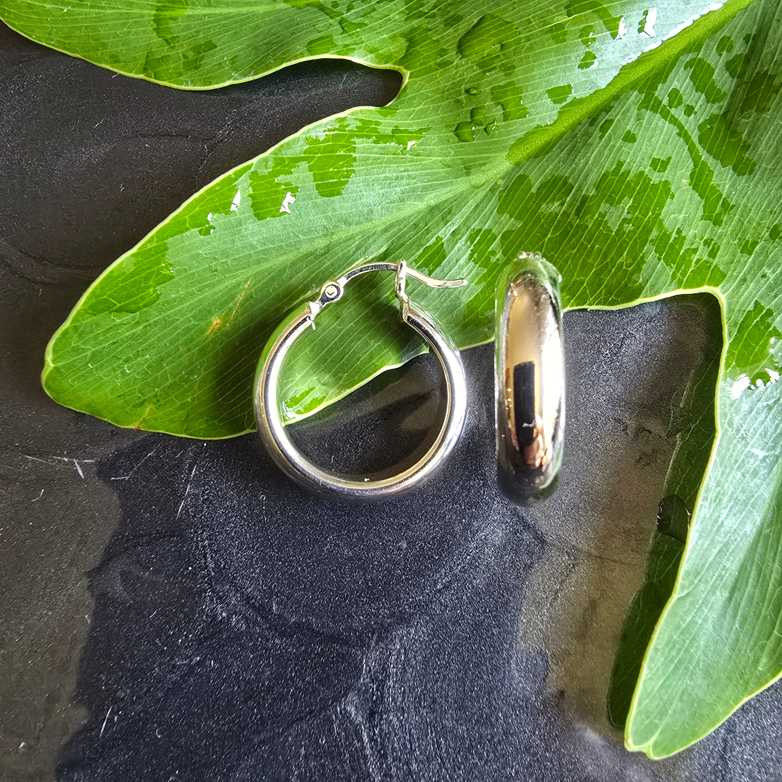 21mm Half Round 5mm Hoops